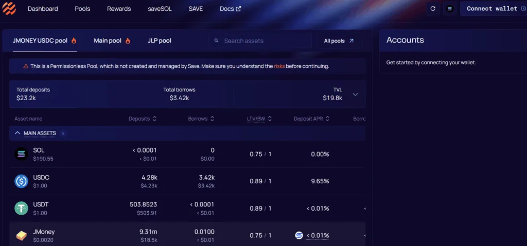 Save 借貸協議:金紙借貸池介紹 3 sav